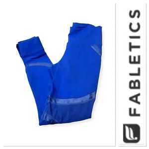 ⭐️ Host Pick ⭐️Fabletics power hold royal blue  work out pants size small